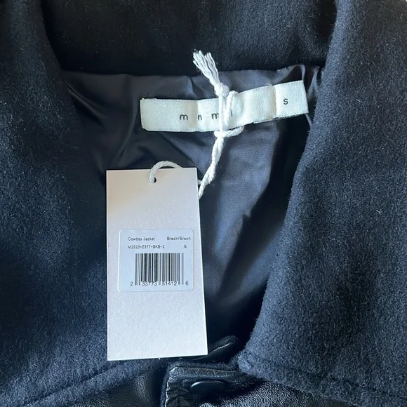 mnml Cowboy Jacket - Black/Black Size SBlack/Black / S